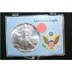 1991 Silver Eagle $1, "American Eagle Silver Dollar"