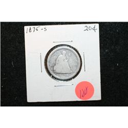 1875-S Seated Liberty 20 Cents