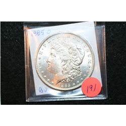 1885-O Silver Morgan $1, BU