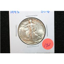 1945 Walking Liberty Half Dollar
