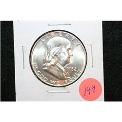 1952-D Ben Franklin Half Dollar