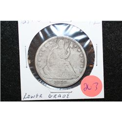 1859-O Seated Liberty Half Dollar, Lower Grade