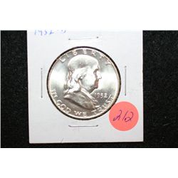1952-D Ben Franklin Half Dollar
