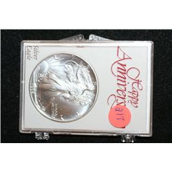 1992 Silver Eagle $1, "Happy Anniversary"