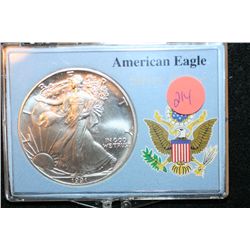 1991 Silver Eagle $1, "American Eagle Silver Dollar"