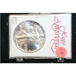 1989 Silver Eagle $1, "Happy Anniversary"
