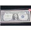 Image 1 : 1957-A US Silver Certificate $1, Blue Seal, Star Note