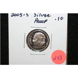 2005-S Roosevelt Dime, Silver Proof