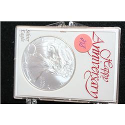 2010 Silver Eagle $1, "Happy Anniversary"
