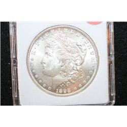 1898-O Silver Morgan $1, MCPCG Graded MS60