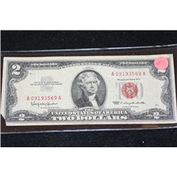 1963 United States Note $2, Red Seal