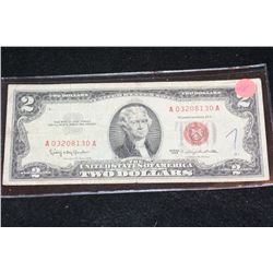 1963 United States Note $2, Red Seal