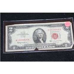 1963 United States Note $2, Red Seal
