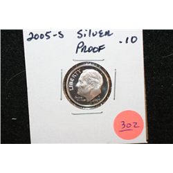 2005-S Roosevelt Dime, Silver Proof