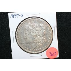 1897-S Silver Morgan $1