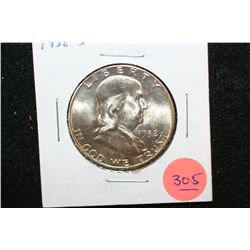 1952-D Ben Franklin Half Dollar