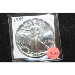 1989 Silver Eagle $1
