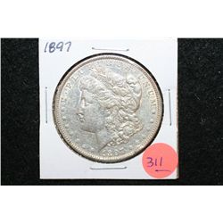 1897 Silver Morgan $1