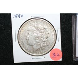 1890 Silver Morgan $1