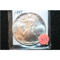 1992 Silver Eagle $1