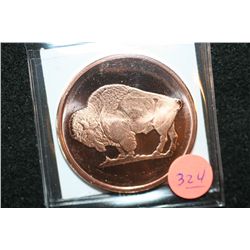 2011 Buffalo Copper Round, .999 Fine 1 Oz.