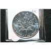 Image 2 : 2006 Canada $5 Foreign Coin, Mapleleaf, 9999 Fine Silver 1 Oz.