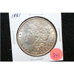 1881 Silver Morgan $1