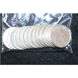 Canada 25 Cent, Various Dates & Conditions, Silver, Lot of 15