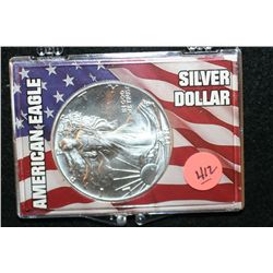 1991 Silver Eagle $1, "American Eagle Silver Dollar"