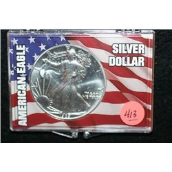 1989 Silver Eagle $1, "American Eagle Silver Dollar"
