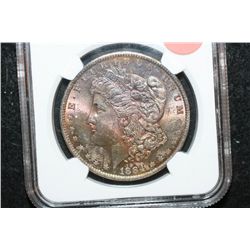 1884-O Silver Morgan $1, NGC Graded MS64