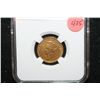 Image 1 : 1854 Indian Princess $3 Gold Coin, NGC Graded XF Details Improperly Cleaned