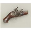 Image 2 : Antique miniature Spanish Miquelet flintlock  fully functioning miniature pistol with  barrel engrav