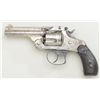 Image 2 : Antique Smith & Wesson .38 DA Third Model top  break revolver, .38 cal., 3-1/4” barrel,  nickel fini