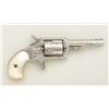 Image 3 : Antique Red Jacket No. 6., .32 cal. rimfire  5-shot revolver, period scroll engraved,  nickel plated