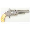 Image 1 : Smith & Wesson Model 1-1/2 Second Issue spur  trigger tip-up revolver, engraved, .32 cal.,  3-1/2” b
