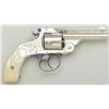 Image 1 : Period engraved Marlin top break DA revolver,  .38 cal., 3-1/4” barrel, nickel finish,  iridescent p