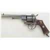 Image 4 : Lefaucheux marked double action large bore  pinfire revolver with Belgian proofs, 6-shot  cylinder, 