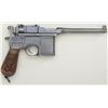 Image 2 : Mauser Broomhandle "Big Red 9" semi-automatic  pistol in very good original condition with  correct 