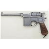 Image 4 : Mauser Broomhandle "Big Red 9" semi-automatic  pistol in very good original condition with  correct 