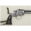 Image 12 : Marble Game Getter Model 1908 folding stock  O/U combination gun with rare original  leather scabbar