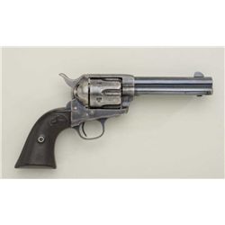 Colt Single Action Army revolver, .44-40  cal., 4-3/4  barrel, blue and case hardened  finish, hard 