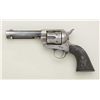 Image 2 : Colt Single Action Army revolver, .45 cal.,  4-3/4" barrel, blue and case hardened finish,  hard rub