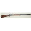 Image 1 : Winchester early Second Model 1876 lever  action rifle, thumb print dustcover,  .45  cal., 28” octag