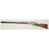 Image 3 : Winchester early Second Model 1876 lever  action rifle, thumb print dustcover,  .45  cal., 28” octag