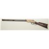 Image 3 : 1860 Henry rifle, .44 cal. rimfire, showing  sling swivels, early groove for sight in  frame, rounde