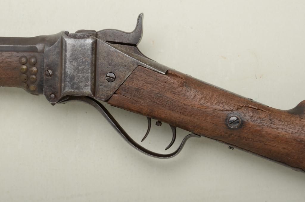 Authentic Sharps Model 1874 Indian-tacked single shot rifle, .45 cal ...