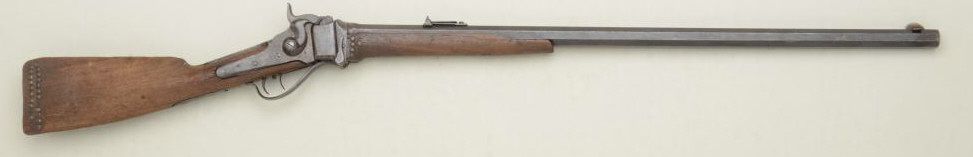 Authentic Sharps Model 1874 Indian-tacked single shot rifle, .45 cal ...