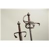 Image 3 : Victorian rapier and left hand dagger of  excellent quality, styled after Germanic  weapons of the e