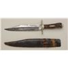 Image 3 : Clip point Bowie knife marked G. Wostenholm  and Son Washington Works Sheffield with  I.X.L. stamped